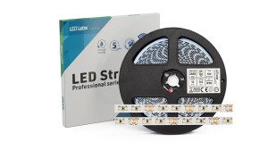 Taśma LED PRO 3YB 24V 2835 SMD Biała Zimna, 12W , 600 LED