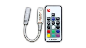 Sterownik LED RGB 12V 72W 18 przycisków mini RF White