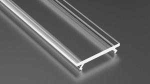Klosz do profilu LED LUMINES PMMA BASIC transparentny 3 m
